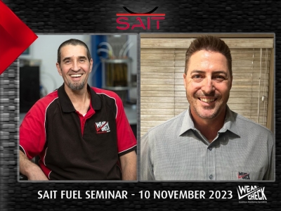 WEARCHECK EXPERTS TO ADDRESS SAIT FUEL SEMINAR